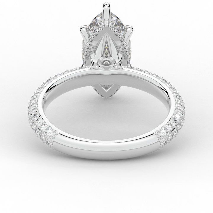 2.60CT.TW MARQUISE LAB DIAMOND ENGAGEMENT RING - Nazarelle