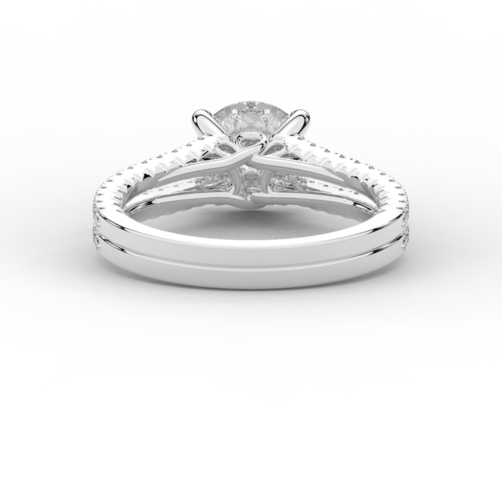 1.90CT.TW ROUND LAB DIAMOND SOLITAIRE ENGAGEMENT RING - Nazarelle
