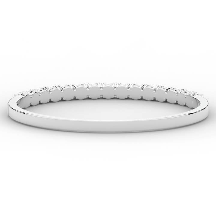 4.70CT.TW ROUND LAB DIAMOND BANGLE - Nazarelle