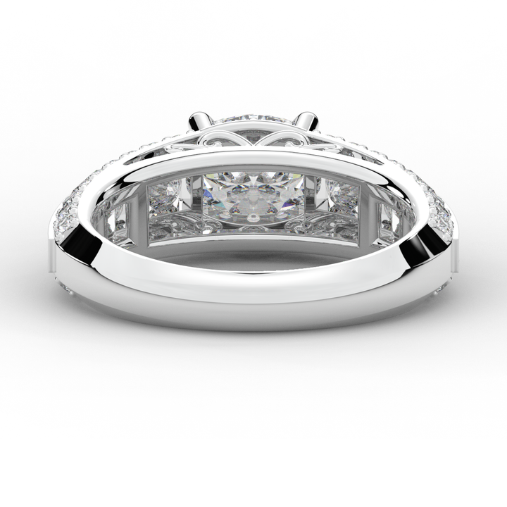 1.80CT.TW OVAL LAB DIAMOND SOLITAIRE ENGAGEMENT RING - Nazarelle