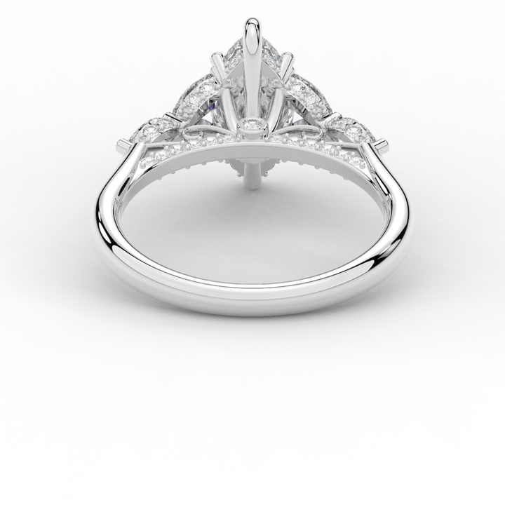 1.50CT.TW MARQUISE LAB DIAMOND ENGAGEMENT RING - Nazarelle