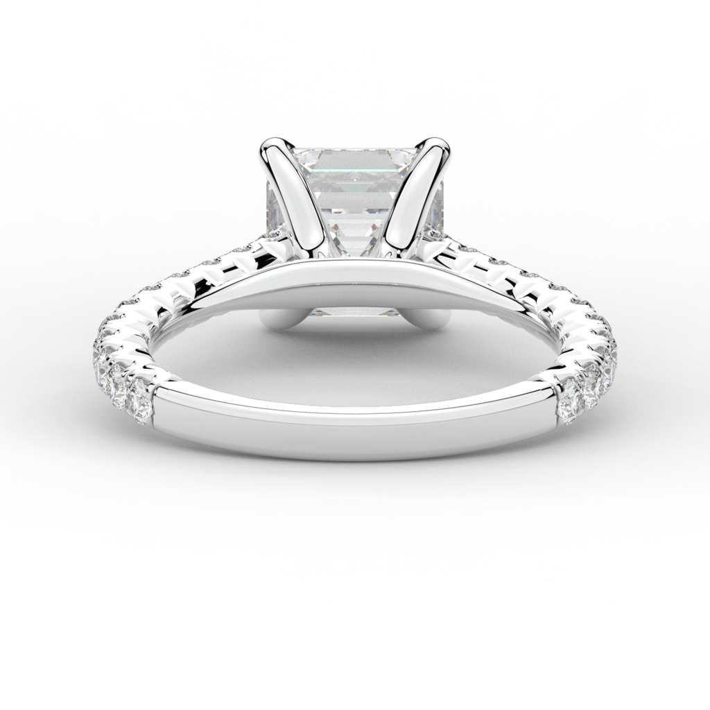 2.40CT.TW ASSCHER LAB DIAMOND ENGAGEMENT RING - Nazarelle