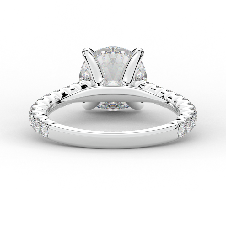 2.40CT.TW ROUND LAB DIAMOND ENGAGEMENT RING - Nazarelle