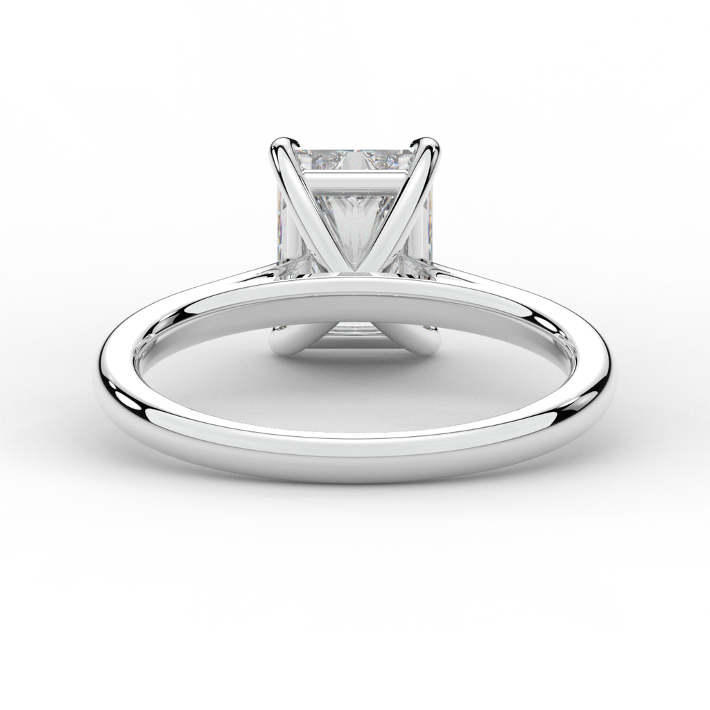2.00CT RADIANT LAB DIAMOND SOLITAIRE ENGAGEMENT RING - Nazarelle