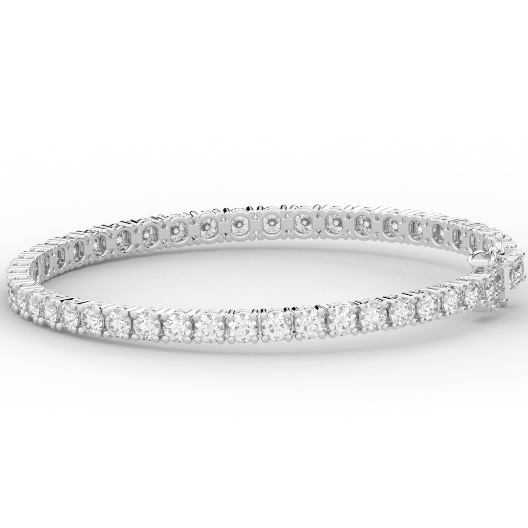 7.00CT.TW ROUND LAB DIAMOND TENNIS BRACELET - Nazarelle