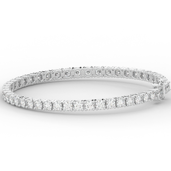 7.00CT.TW ROUND LAB DIAMOND TENNIS BRACELET - Nazarelle