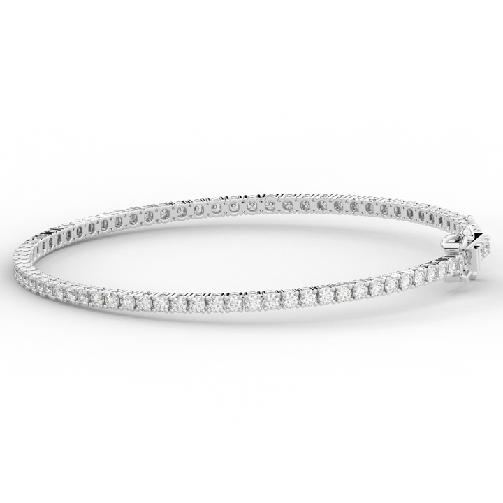3.00CT.TW ROUND LAB DIAMOND TENNIS BRACELET - Nazarelle