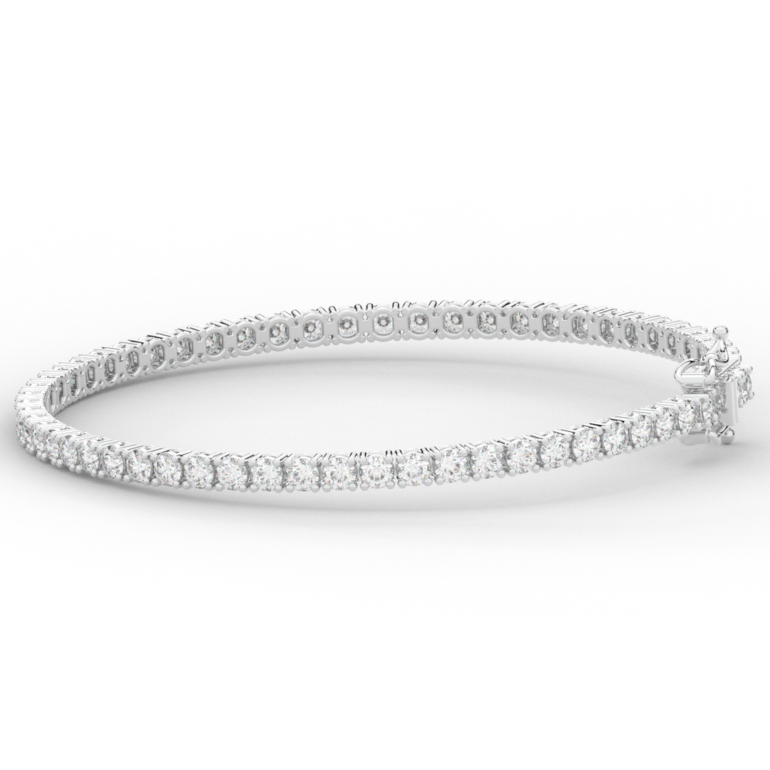 5.00CT.TW ROUND LAB DIAMOND TENNIS BRACELET - Nazarelle