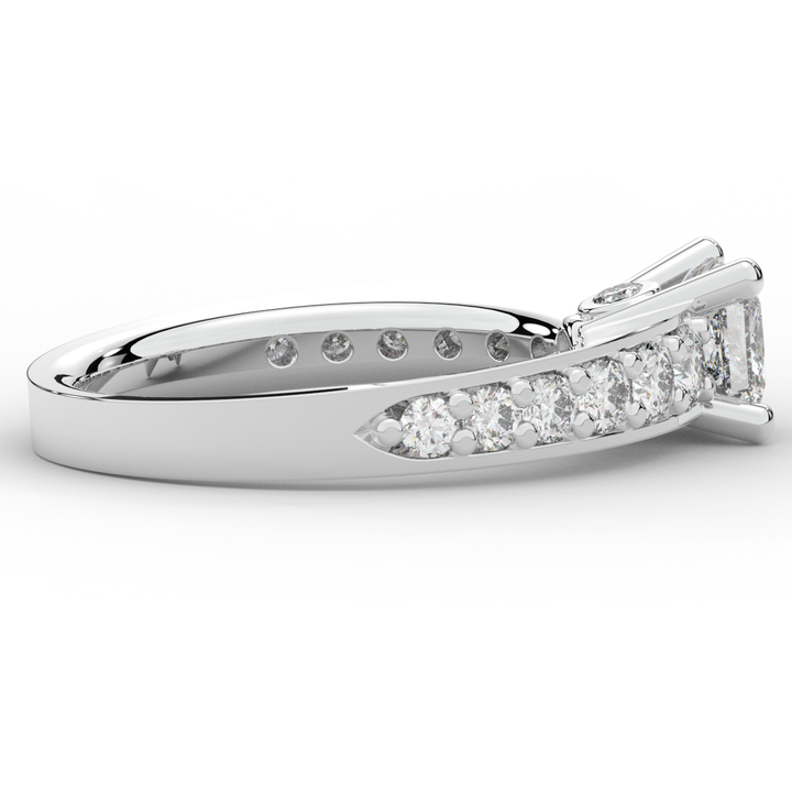 1.75CT.TW PRINCESS LAB DIAMOND SOLITAIRE ENGAGEMENT RING - Nazarelle