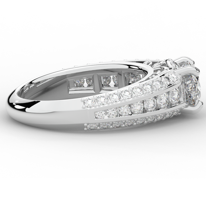 1.80CT.TW OVAL LAB DIAMOND SOLITAIRE ENGAGEMENT RING - Nazarelle