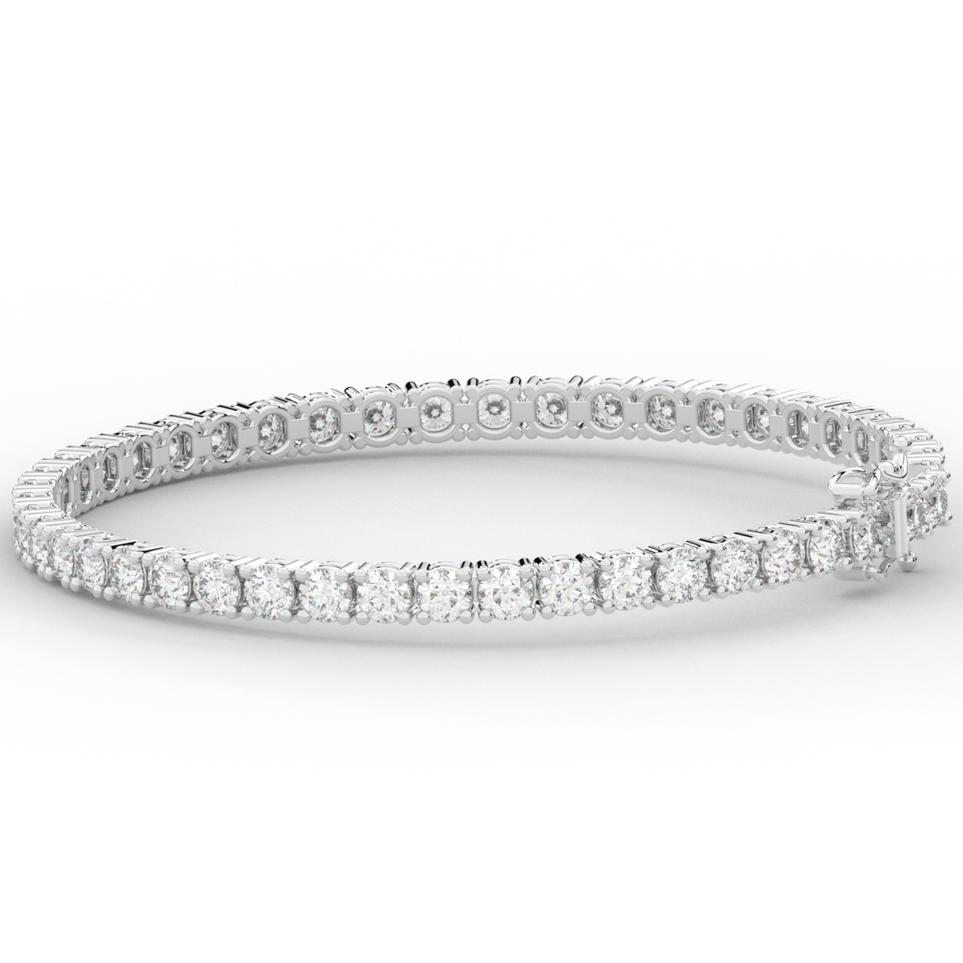 7.00CT.TW ROUND LAB DIAMOND TENNIS BRACELET - Nazarelle