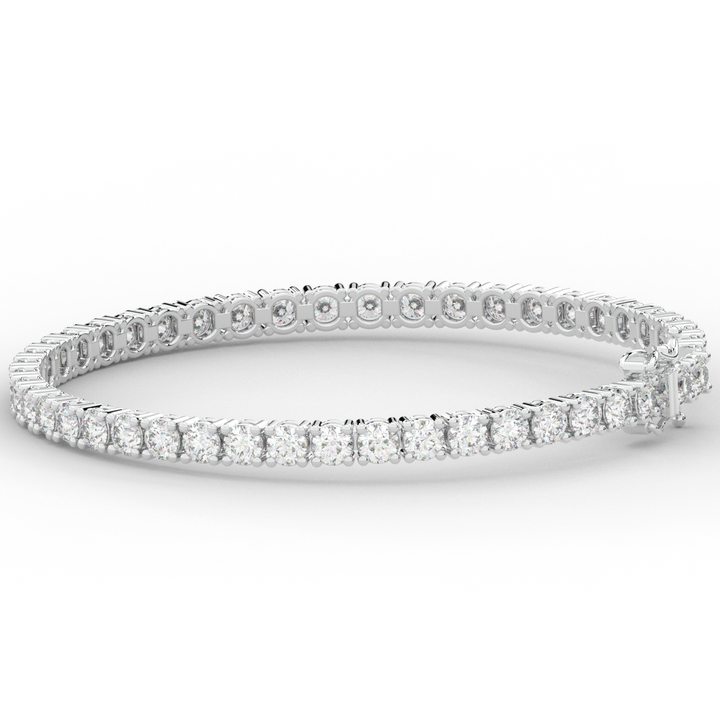 7.00CT.TW ROUND LAB DIAMOND TENNIS BRACELET - Nazarelle