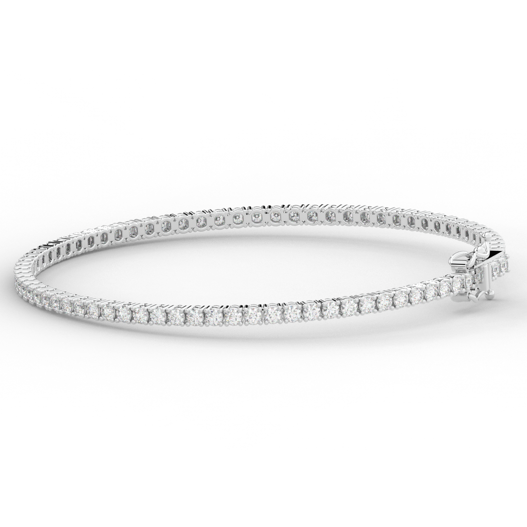3.00CT.TW ROUND LAB DIAMOND TENNIS BRACELET - Nazarelle