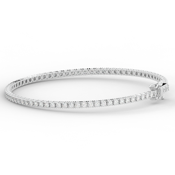 3.00CT.TW ROUND LAB DIAMOND TENNIS BRACELET - Nazarelle