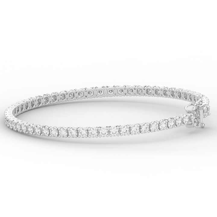 5.00CT.TW ROUND LAB DIAMOND TENNIS BRACELET - Nazarelle