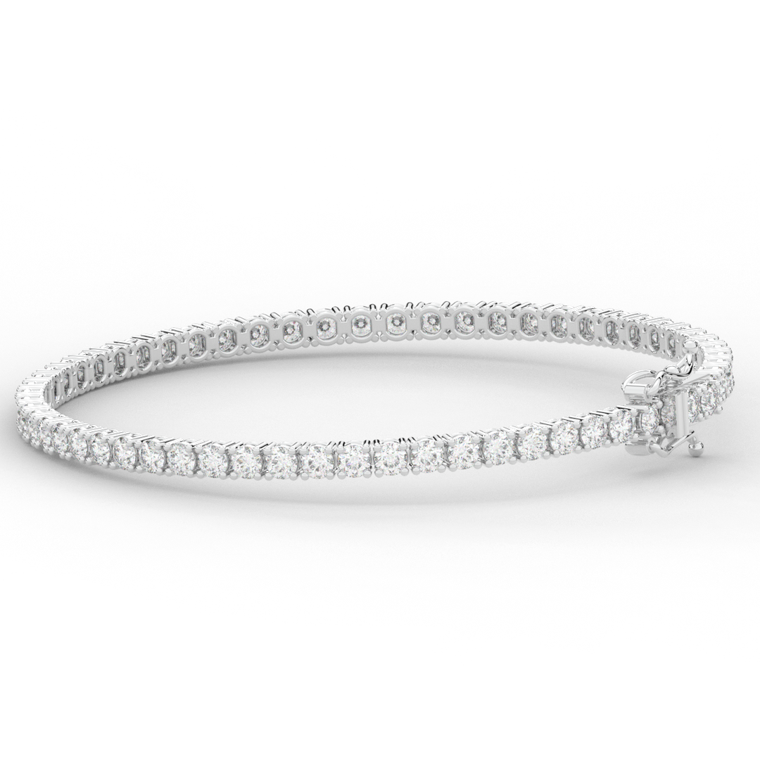 5.00CT.TW ROUND LAB DIAMOND TENNIS BRACELET - Nazarelle