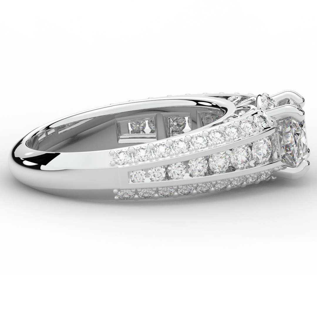 1.80CT.TW OVAL LAB DIAMOND SOLITAIRE ENGAGEMENT RING - Nazarelle