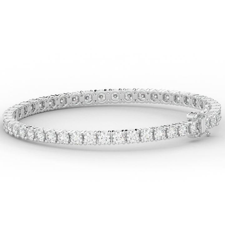 7.00CT.TW ROUND LAB DIAMOND TENNIS BRACELET - Nazarelle