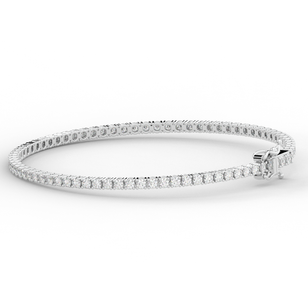 3.00CT.TW ROUND LAB DIAMOND TENNIS BRACELET - Nazarelle