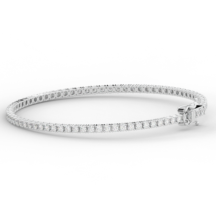 3.00CT.TW ROUND LAB DIAMOND TENNIS BRACELET - Nazarelle