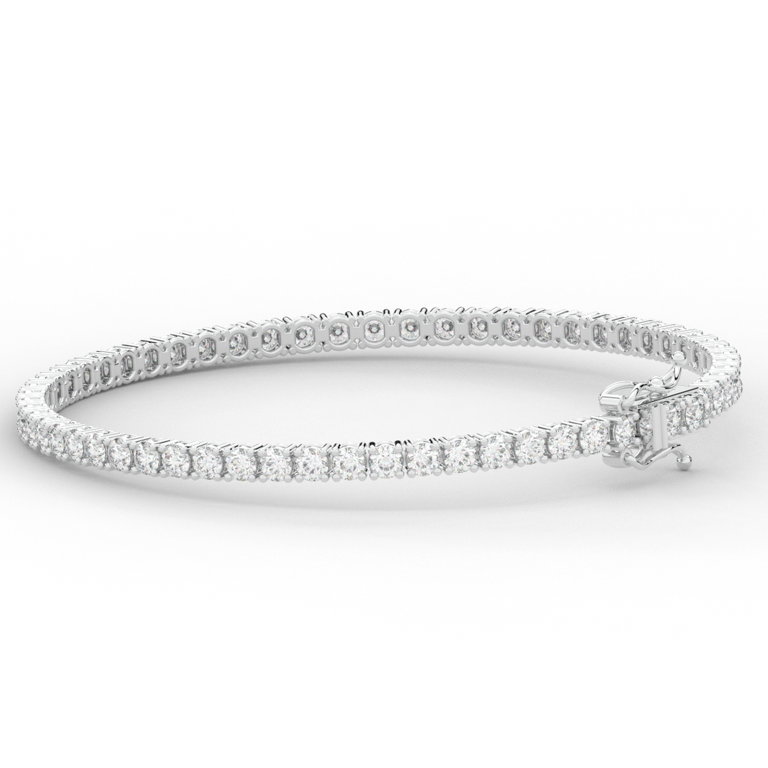 5.00CT.TW ROUND LAB DIAMOND TENNIS BRACELET - Nazarelle