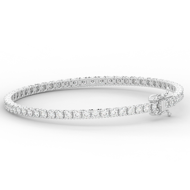 5.00CT.TW ROUND LAB DIAMOND TENNIS BRACELET - Nazarelle