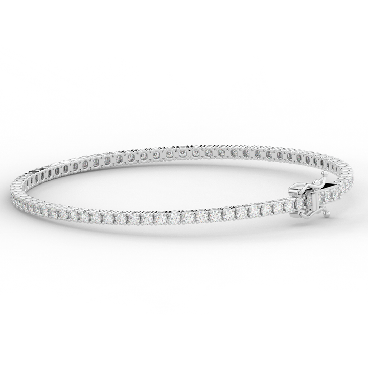 3.00CT.TW ROUND LAB DIAMOND TENNIS BRACELET - Nazarelle