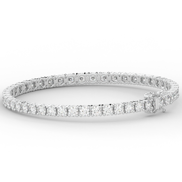 7.00CT.TW ROUND LAB DIAMOND TENNIS BRACELET - Nazarelle