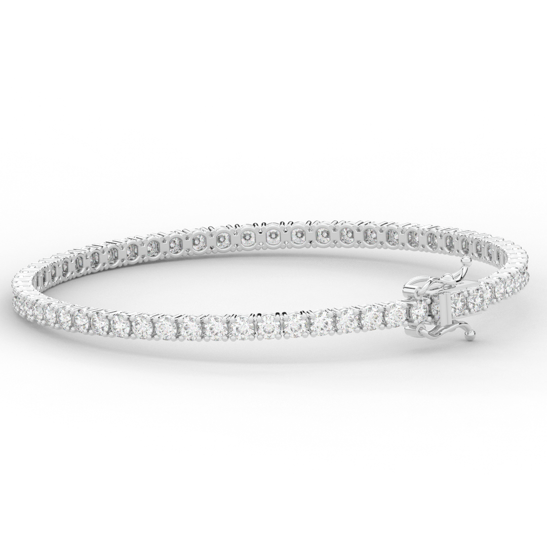 5.00CT.TW ROUND LAB DIAMOND TENNIS BRACELET - Nazarelle