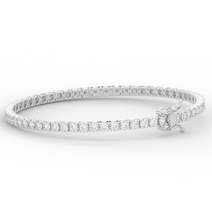 5.00CT.TW ROUND LAB DIAMOND TENNIS BRACELET - Nazarelle