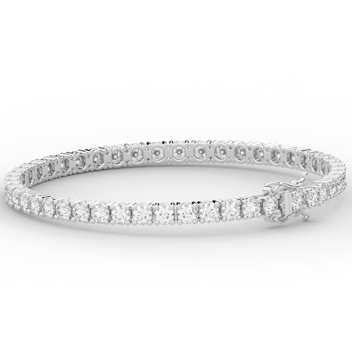 7.00CT.TW ROUND LAB DIAMOND TENNIS BRACELET - Nazarelle