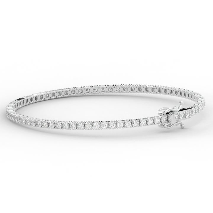 3.00CT.TW ROUND LAB DIAMOND TENNIS BRACELET - Nazarelle