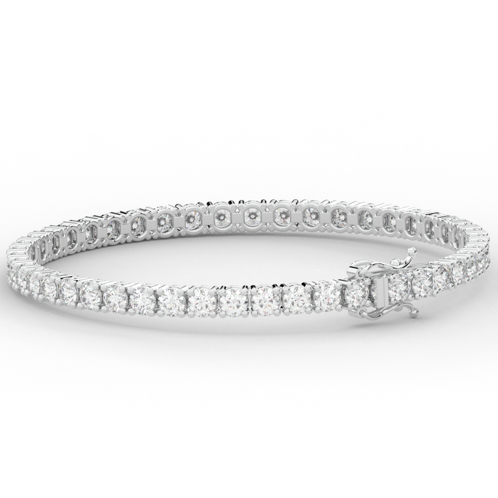 7.00CT.TW ROUND LAB DIAMOND TENNIS BRACELET - Nazarelle