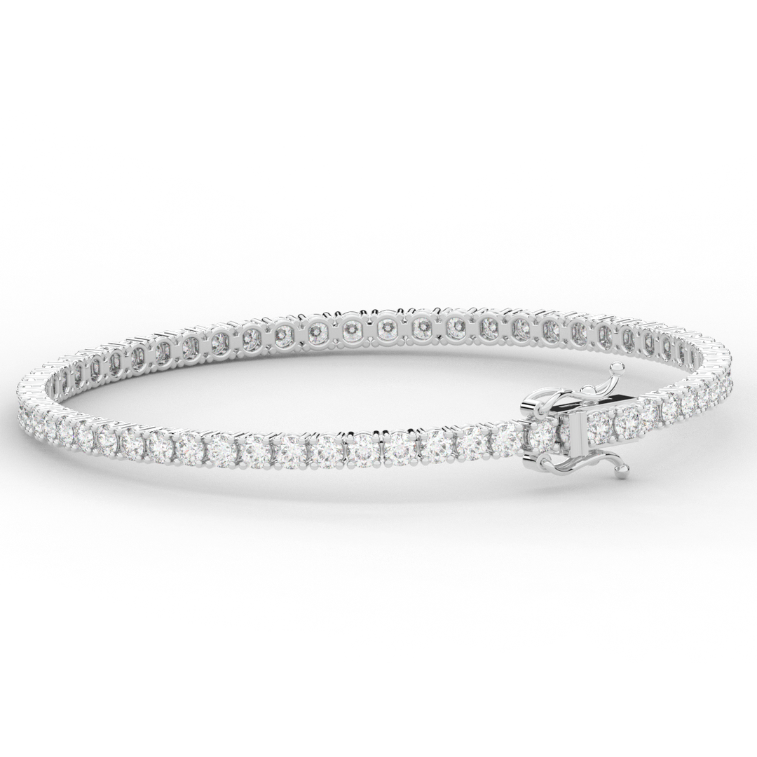 5.00CT.TW ROUND LAB DIAMOND TENNIS BRACELET - Nazarelle