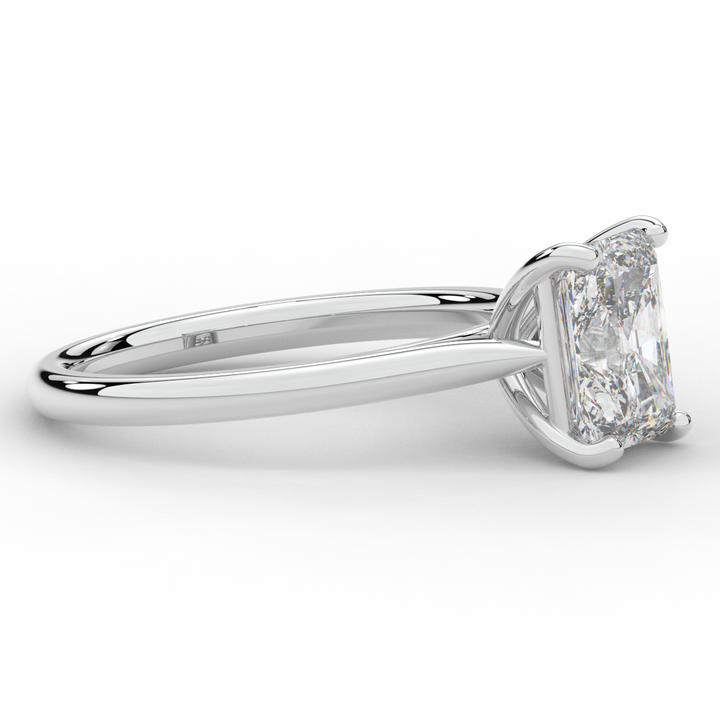 2.00CT RADIANT LAB DIAMOND SOLITAIRE ENGAGEMENT RING - Nazarelle