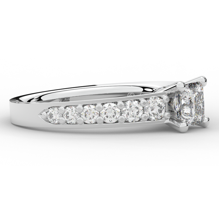 1.75CT.TW PRINCESS LAB DIAMOND SOLITAIRE ENGAGEMENT RING - Nazarelle