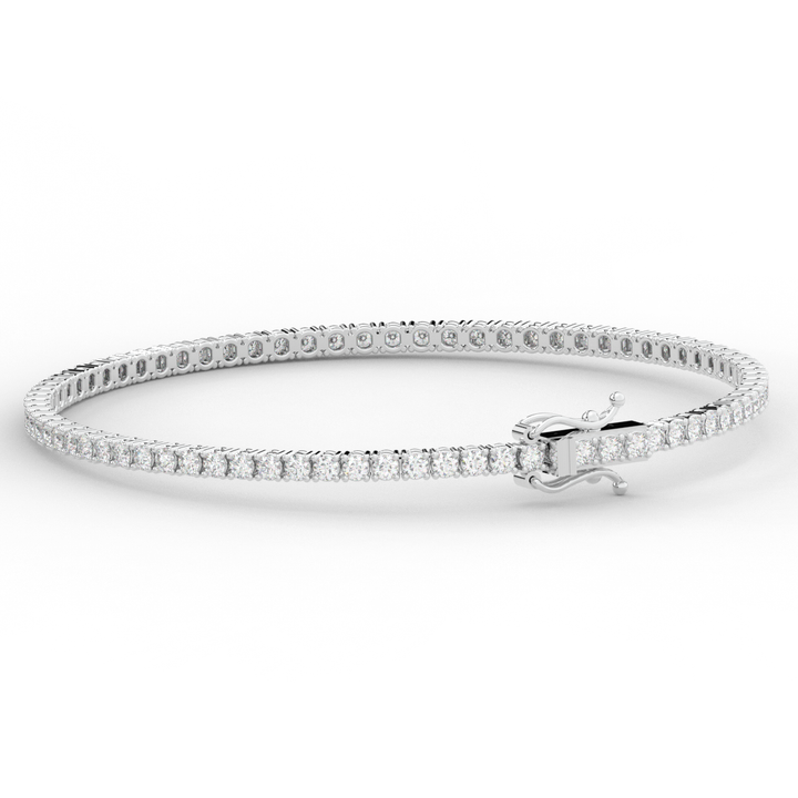 3.00CT.TW ROUND LAB DIAMOND TENNIS BRACELET - Nazarelle