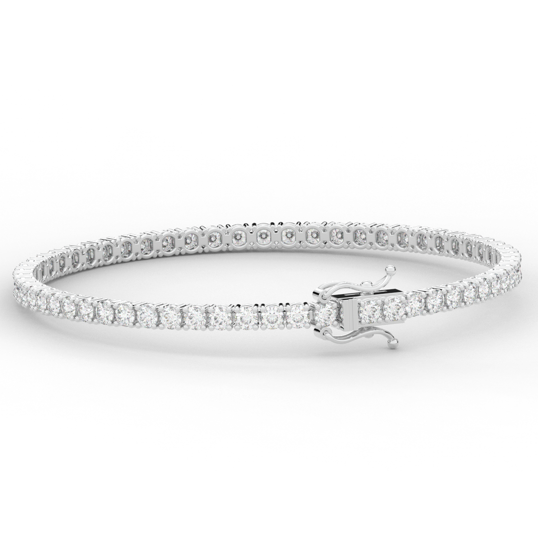 5.00CT.TW ROUND LAB DIAMOND TENNIS BRACELET - Nazarelle