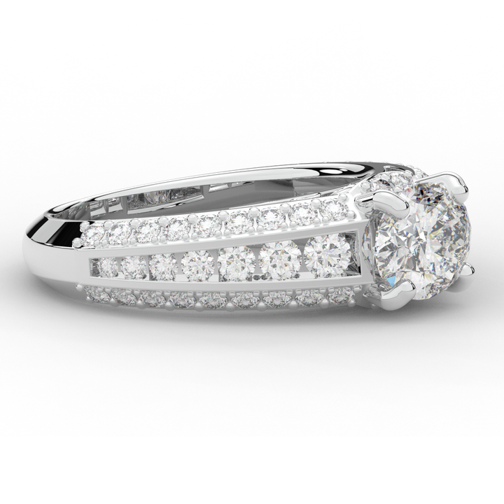 1.80CT.TW OVAL LAB DIAMOND SOLITAIRE ENGAGEMENT RING - Nazarelle