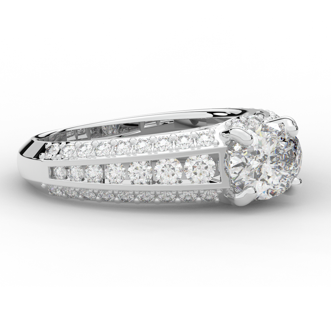 1.80CT.TW OVAL LAB DIAMOND SOLITAIRE ENGAGEMENT RING - Nazarelle