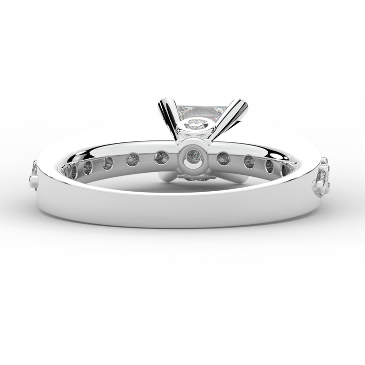 1.75CT.TW PRINCESS LAB DIAMOND SOLITAIRE ENGAGEMENT RING - Nazarelle