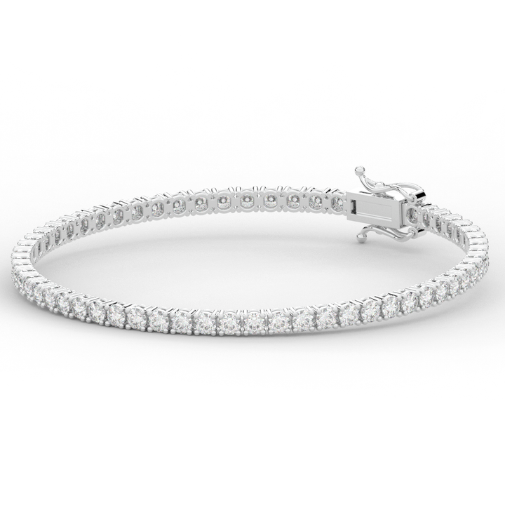 5.00CT.TW ROUND LAB DIAMOND TENNIS BRACELET - Nazarelle