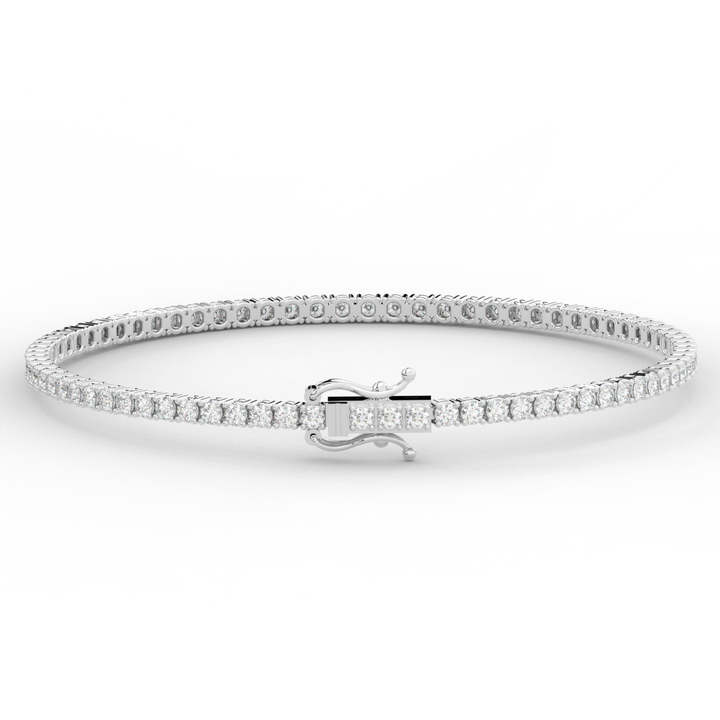 3.00CT.TW ROUND LAB DIAMOND TENNIS BRACELET - Nazarelle