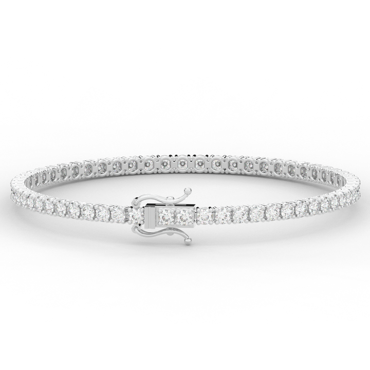 5.00CT.TW ROUND LAB DIAMOND TENNIS BRACELET - Nazarelle