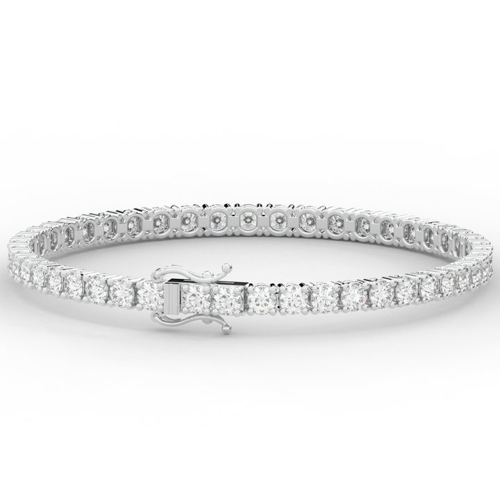 7.00CT.TW ROUND LAB DIAMOND TENNIS BRACELET - Nazarelle