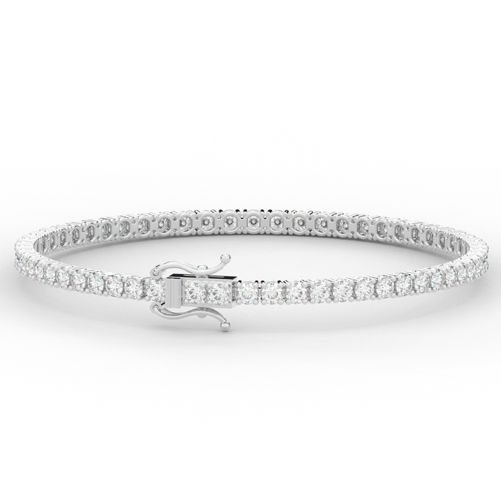 5.00CT.TW ROUND LAB DIAMOND TENNIS BRACELET - Nazarelle