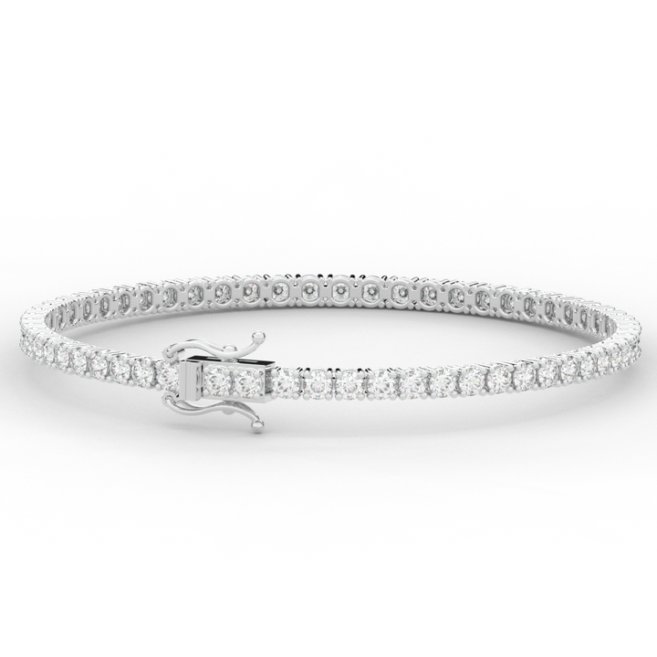 5.00CT.TW ROUND LAB DIAMOND TENNIS BRACELET - Nazarelle