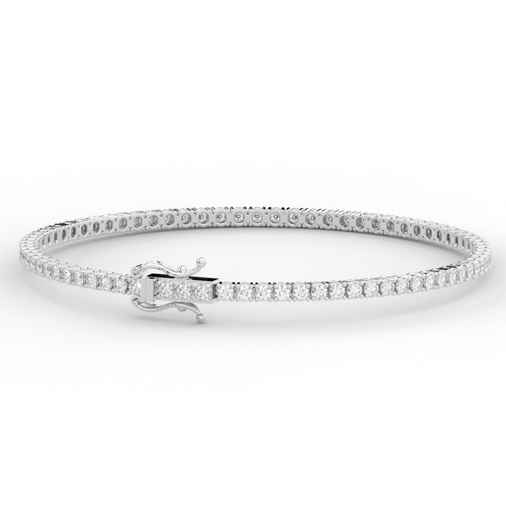 3.00CT.TW ROUND LAB DIAMOND TENNIS BRACELET - Nazarelle