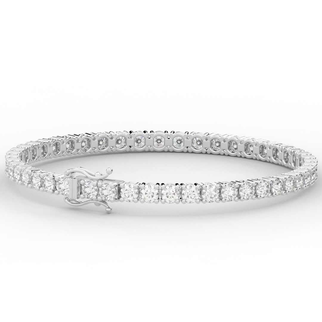 7.00CT.TW ROUND LAB DIAMOND TENNIS BRACELET - Nazarelle