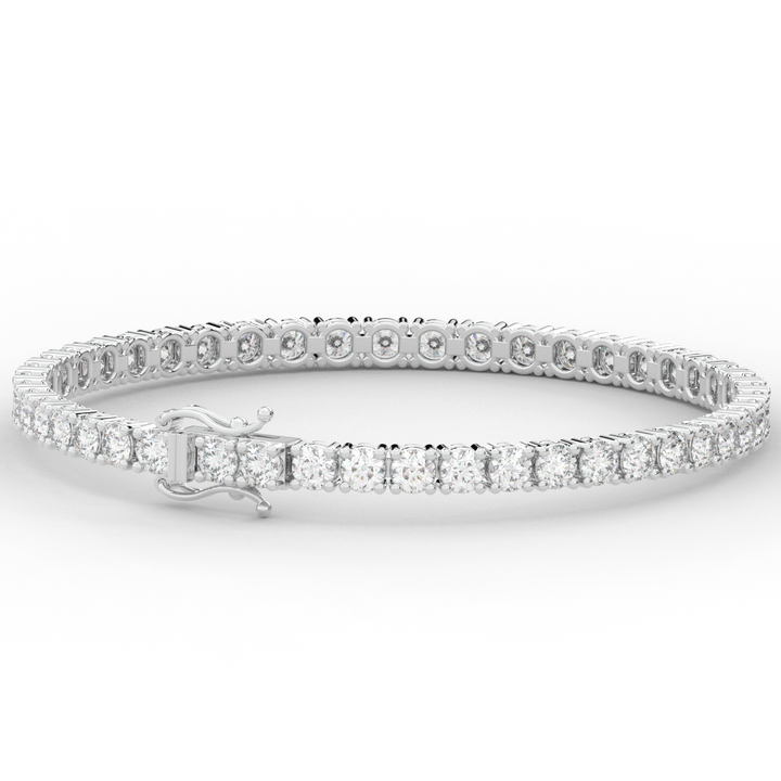 7.00CT.TW ROUND LAB DIAMOND TENNIS BRACELET - Nazarelle